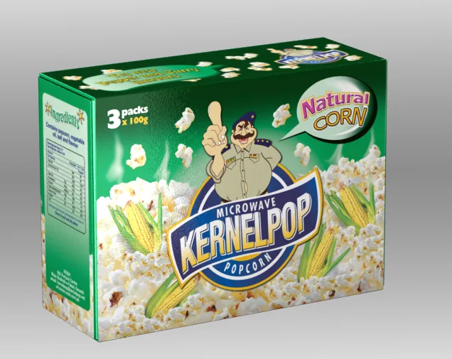 Kernel Pop 3D Packaging